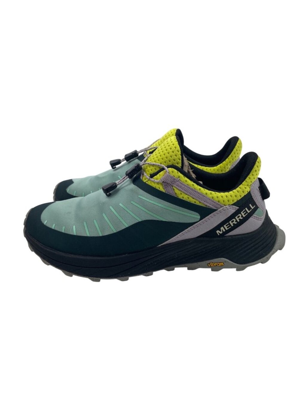 Merrell Womens Embark Lace Shield Sneakers Jade Green Size 9 Vibram Sole